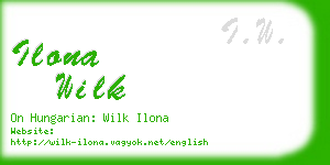 ilona wilk business card